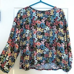 Floral Blouse Ann Taylor LOFT